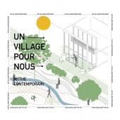 Illustration du projet Un Village pour Nous, mythe contemporain, par Jules Salmon
